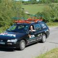 Cyril dans la voiture du club